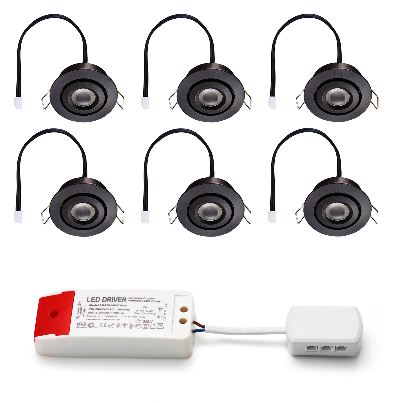 Piccolo-700mA-Black-6pcs