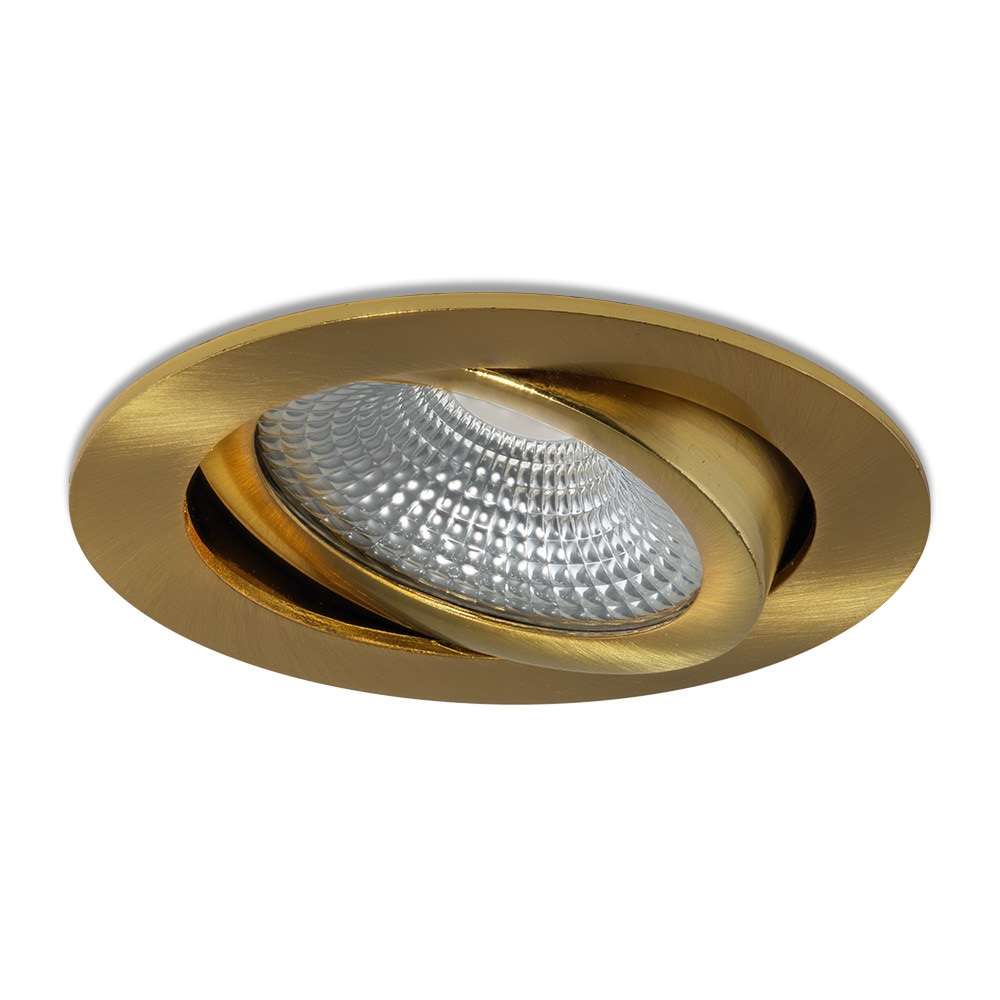 Spot LED encastrable Midi Gold 3 W dimmable IP54