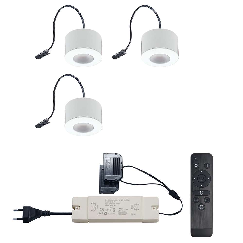 Parma-White-Remote-3pcs